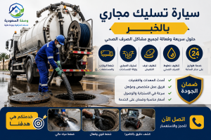 سيارة تسليك مجاري بالخبر