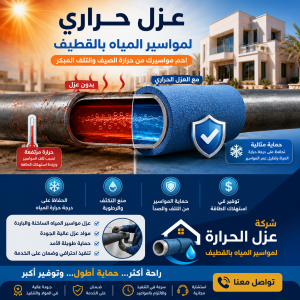 شركة عزل الحرارة لمواسير المياه بالقطيف